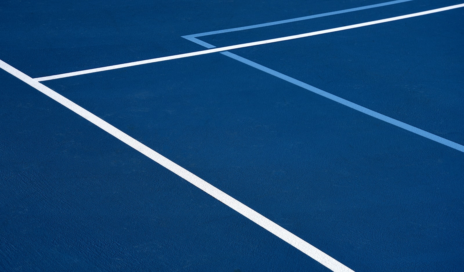 blue and white track field